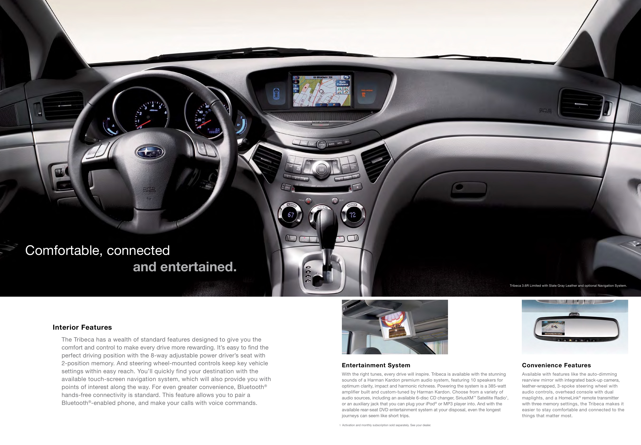 2013 Subaru Tribeca Brochure Page 13
